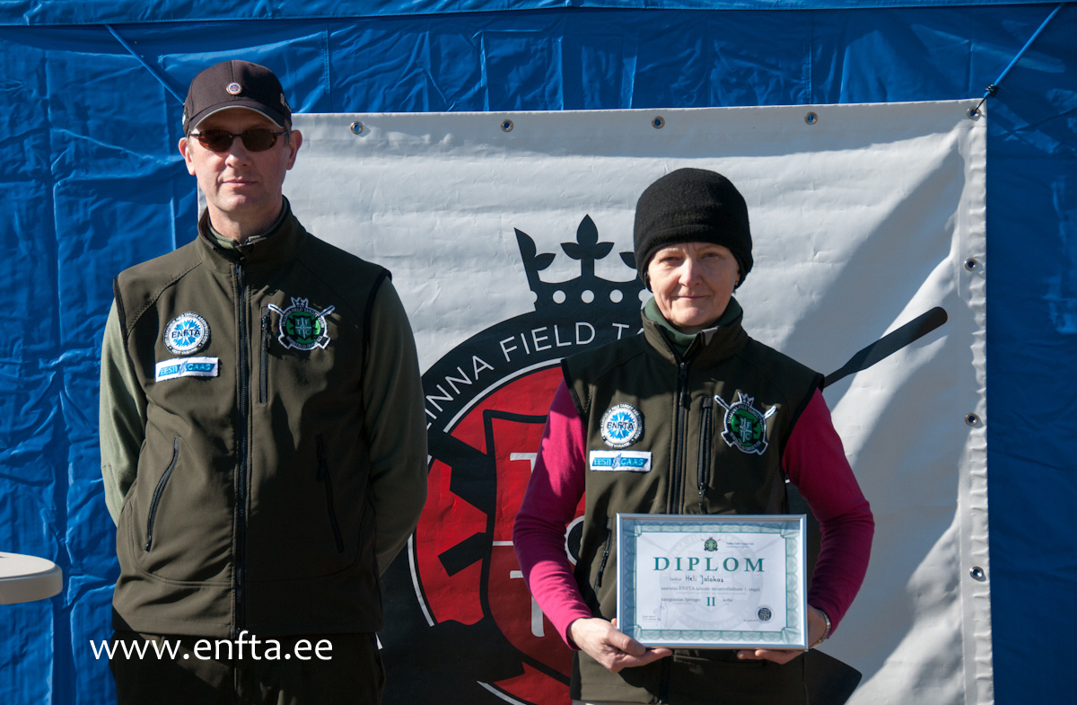 Heli Jalakas, likes reshooting, category Springer, 54 points out of 100